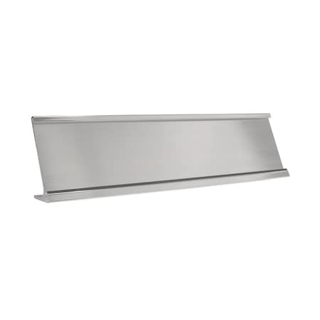 Simply Frames 8 in. Bright Silver Desk Plate SD-82S